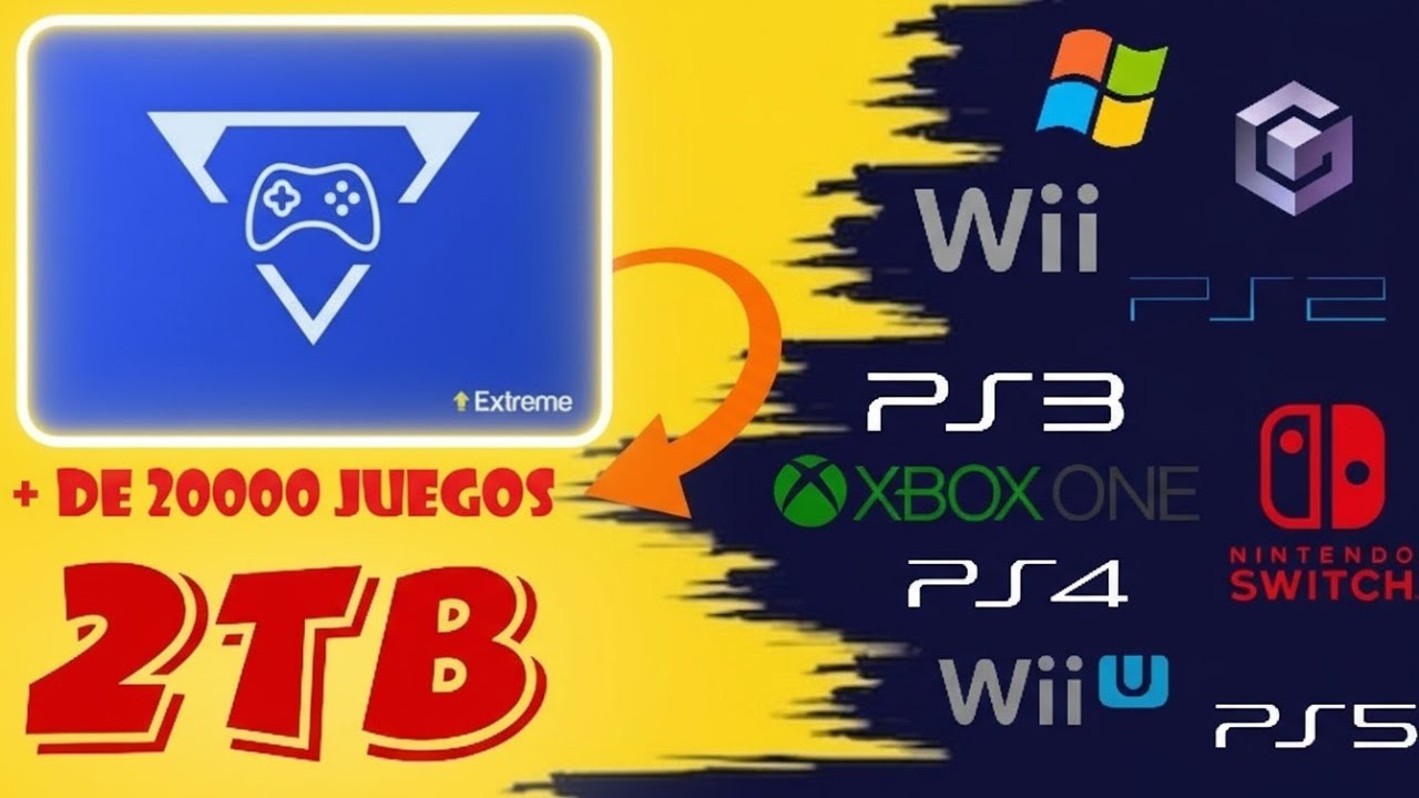🕹️ JUEGA A TODO 👉 2TB y + de 20000 Juegos PLUG AND PLAY  🤯 PLAYZONE es la SOLUCION 💪 