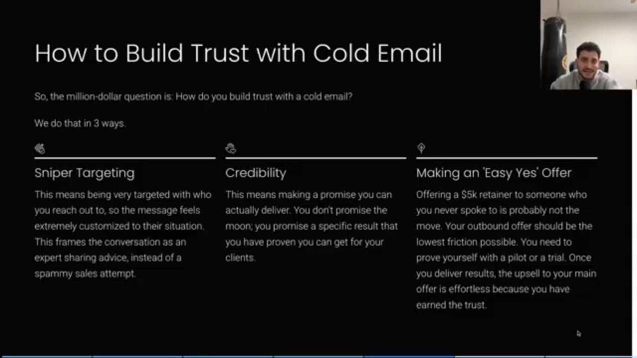 How to actually sign $5k+ clients with cold email - YouTube