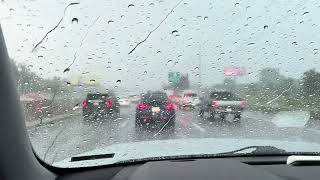 Insane Lightning Strikes on I-95! | Severe Storm VLOG (Philly to Delaware)