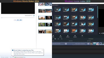 Speed comparison of Windows Movie Maker 2016 and Windows Movie Maker 2019 video imports