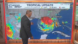 10 Tampa Bay Weather Sunday midday forecast July 19 2026