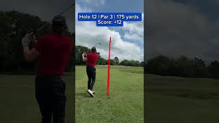 12 of 18⛳️ Blue collar chasing scratch #golf #golfer #golfswing #golfing #golflife