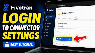 How to login to Fivetran connector settings - Easy Tutorial