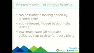 Alfresco Summit 2013: Performance Troubleshooting & Tooling