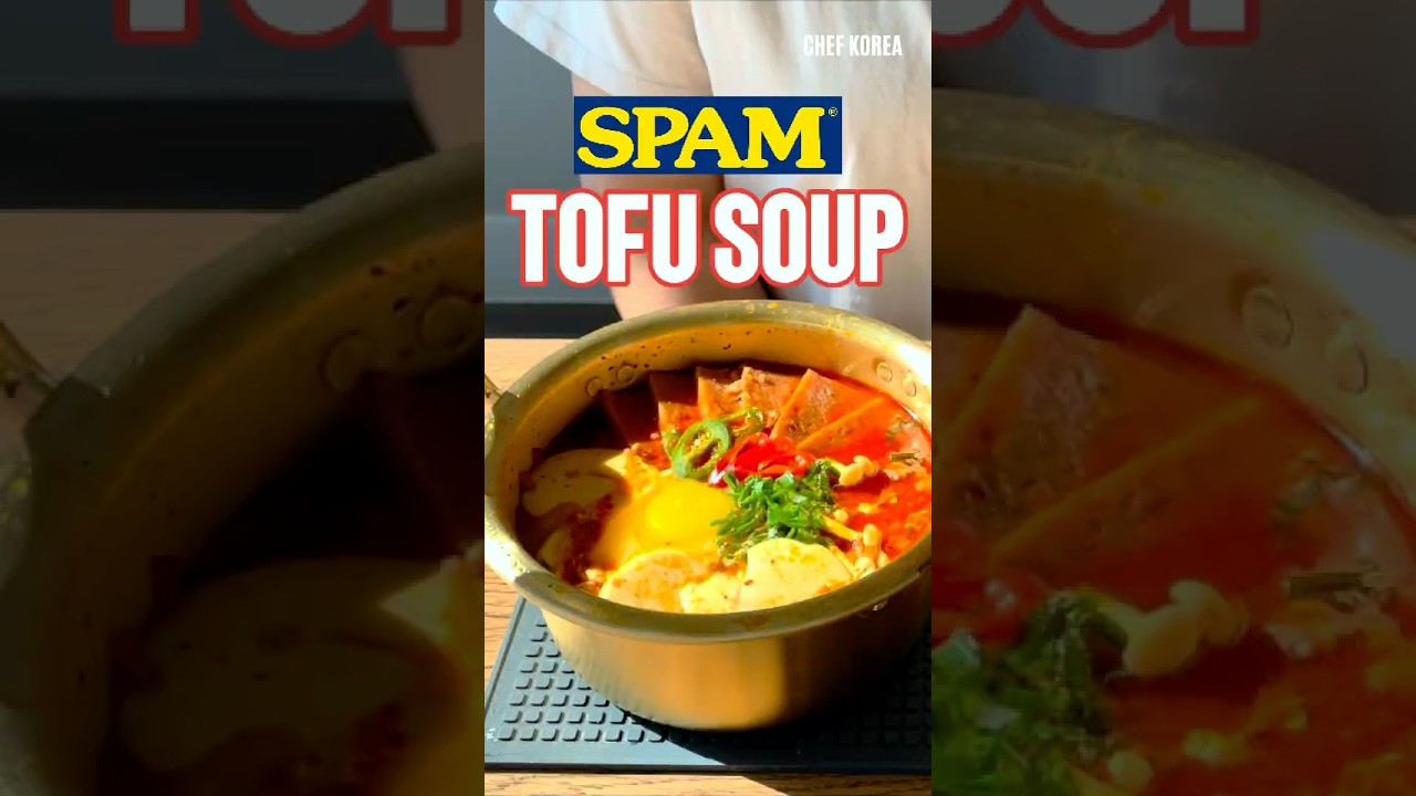 Spam-tastic Spicy Tofu Soup: A Hot Mess You'll Love!
