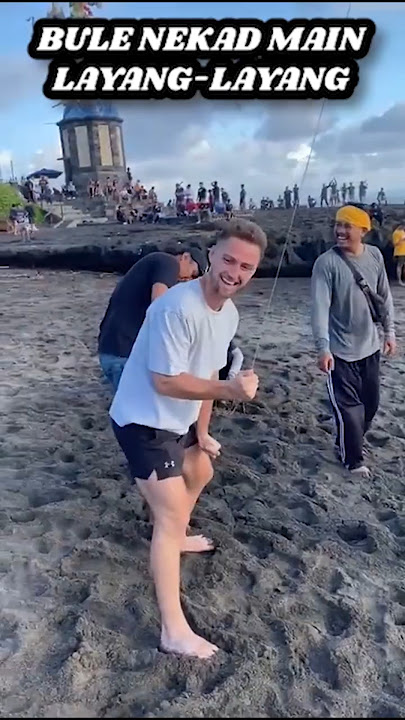 FOREIGNERS DETERMINE TO FLY KITES FOR THE FIRST TIME IN INDONESIA