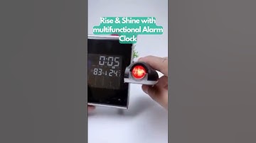 LED ALARM PROJECTION DIGITAL RADIO!! #homedecor #clock #alarmclock #digitalclock #projection