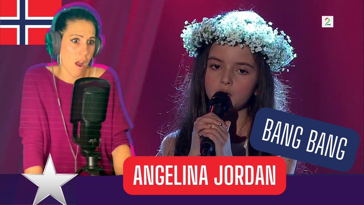 ВАУ! Анджелина Джордан — Bang Bang REACTION 