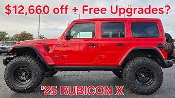2025 Jeep Wrangler Rubicon X (AEV 2" Lift, Warn Wheels, 37" Tires)