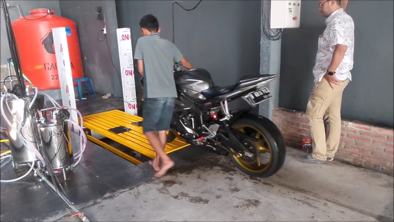 Cuci Motor Otomatis TOUCHLESS YAMAHA R6 600CCPATEN BISA