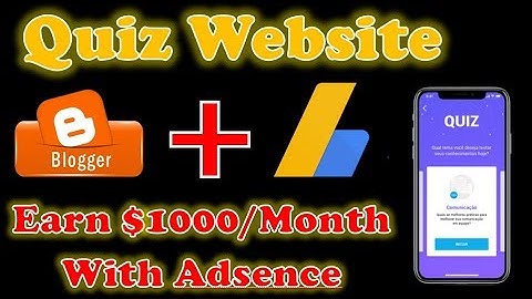How To Create Quiz Website On Blogger With Adsence Approvel | Quiz Website Kaise Banaye