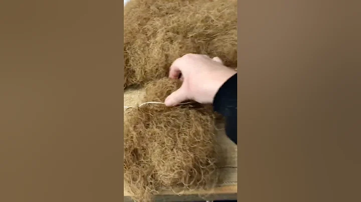 How to stuff traditional upholstery in bridle ties.