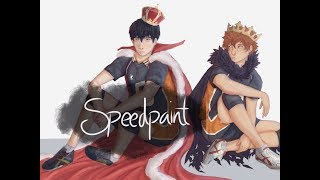 King and Crow - Haikyuu Speedpaint