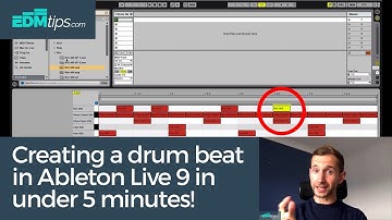 Ableton Live 9 Beginners Tutorial - Creating a Drum Beat