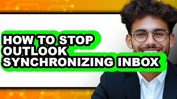 How to Stop Outlook Synchronizing Inbox (only Way)