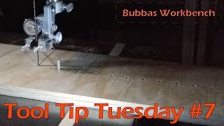 Tool Tip Tuesday Episode 7. Bandsaw Circle Jig This video showcases how in mere minutes as the need arises one can create a jig 