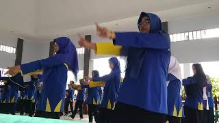 Senam Gemari guru KB se kecamatan sekaran