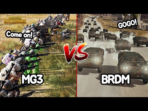 BRDM 수십대를 <strong>MG3로</strong> 막아봤는데 대박 결과가!Great!! BRDM vs MG3!! Miramar Bridge Battle!!