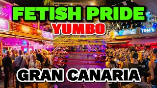 Walking Through Yumbo Center During Fetish Pride | Gran Canaria Nightlife Vibes