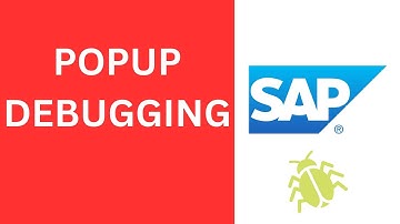 Debug a Popup | Techno-Functional Skills | SAP ABAP Development Support