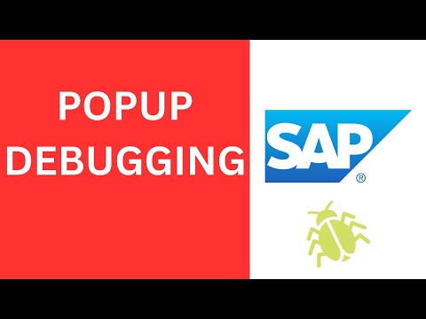 Debug a Popup | Techno-Functional Skills | SAP ABAP Development Support