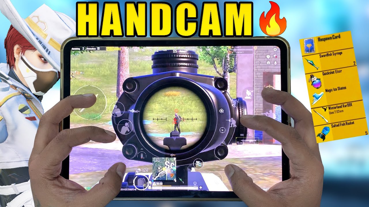 iPad Pro M4 | Best PUBG Mobile HANDCAM 6 Finger Claw + Gyroscope - YouTube