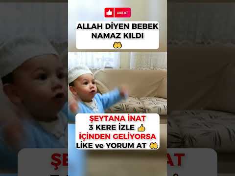 Allah Diyen Bebek Namaz Kıldı #shorts