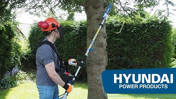The Hyundai HYMT5200X 5 in 1 Multi-purpose Petrol 2-Stroke Garden Multitool | Hyundai Power Products