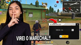 DEUSA COLOCOU O NICK DO MARECHAL ALONE E FINGIU SER ELE NA RANK PARA IMPRESSIONAR OS ALEATÓRIOS
