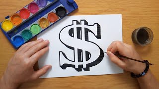How to draw a pretty dollar sign 💲