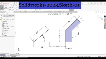 “How to Use Line Tool in SolidWorks 2025 | Sketch-01 Full Step-by-Step Tutorial”