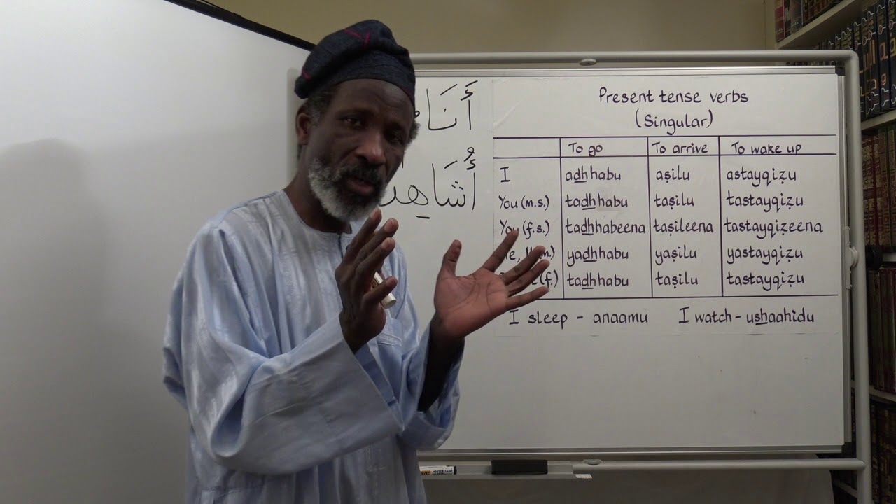Let's Speak Arabic Unit Two, Lesson 8: Daily Routine Vocabulary - YouTube