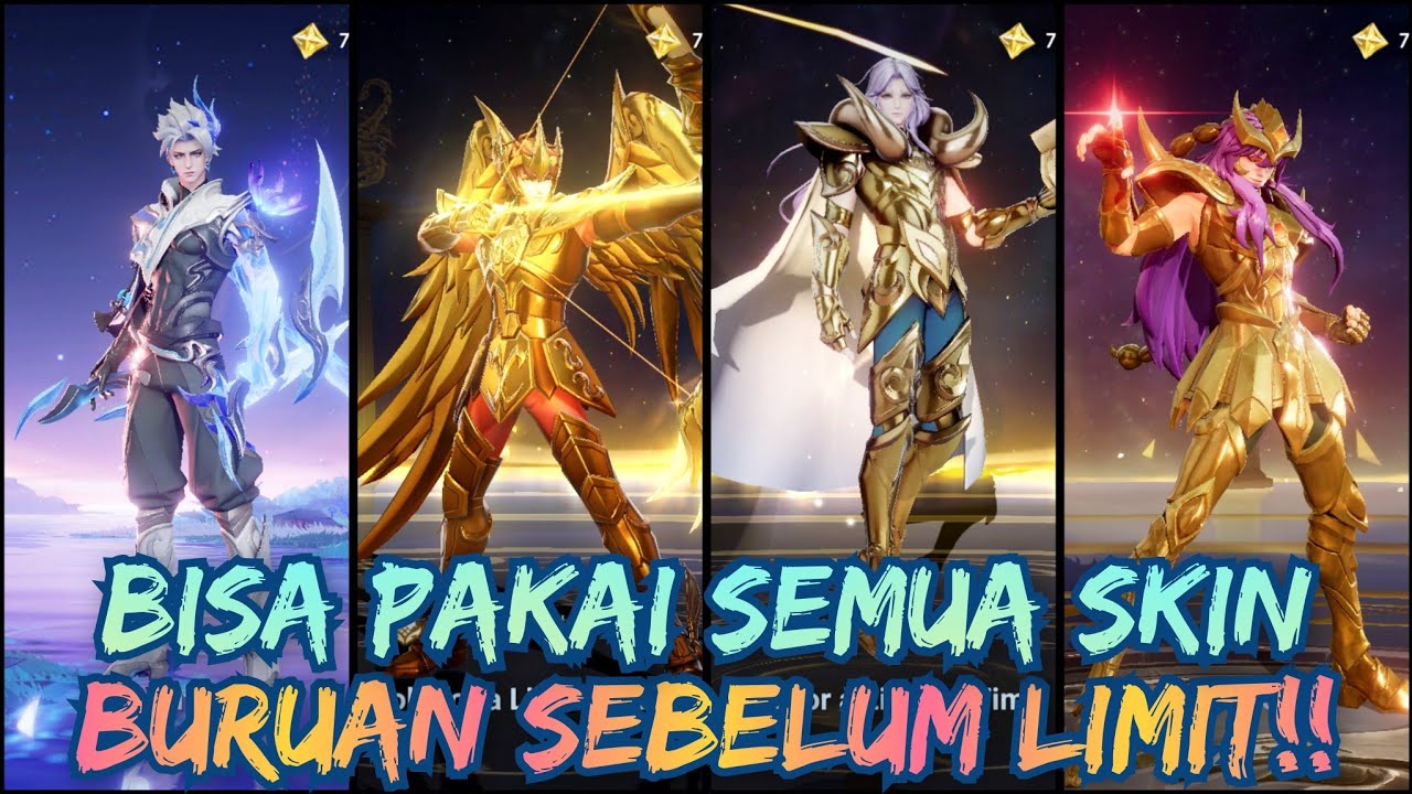 BURUAN GRATIS!! CARA PAKAI SEMUA SKIN SHOP HONOR OF KINGS TANPA BAYAR ...