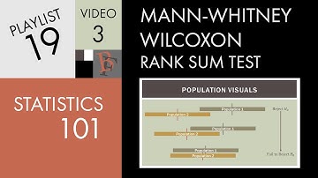 Statistics 101: Nonparametric Methods, Mann-Whitney-Wilcoxon Rank Sum Test