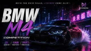 BMW M4 Competition — Midnight Drift | Cinematic 8K AI Edit 🌧️🔥
