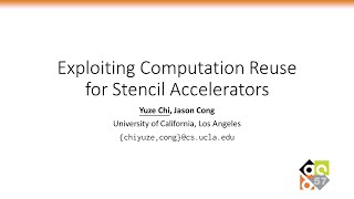 Exploiting Computation Reuse for Stencil Accelerators