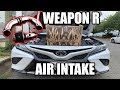 2018+ TOYOTA CAMRY (2.5L i4) WEAPON R INTAKE INSTALL