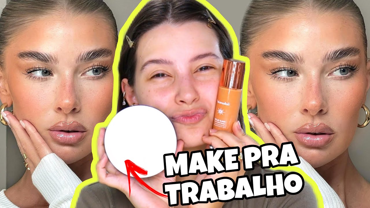 MAQUIAGEM PARA O TRABALHO * PRA USAR TODOS OS DIAS* - MAQUIAGEM FÁCIL PARA O TRABALHO ✨