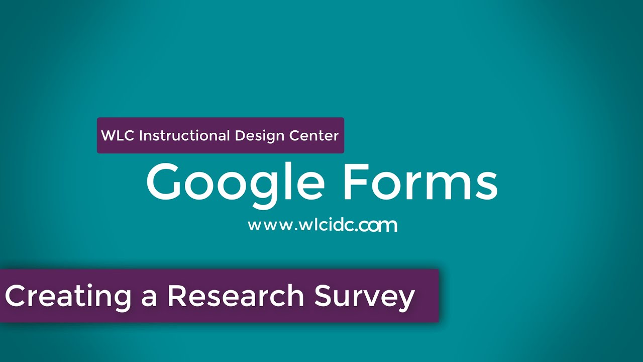 research instrument google form