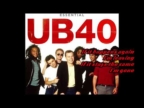 UB40 - If It Happens Again (lyrics)