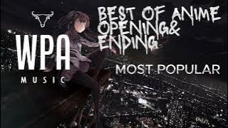 BEST OF ANIME OPENING & ENDING SONGS | ANIME PLAYLIST 2024 | Anime music