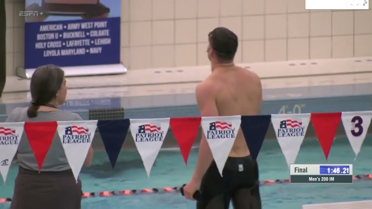 200 IM A Final   Patriot League Swimming & Diving Championships Day 2 Swimming & Diving   Watch ESPN