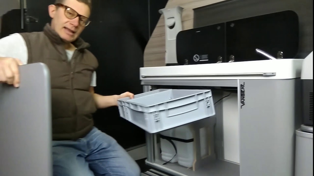 Campervan podVangear premium modular kitchen Pod YouTube