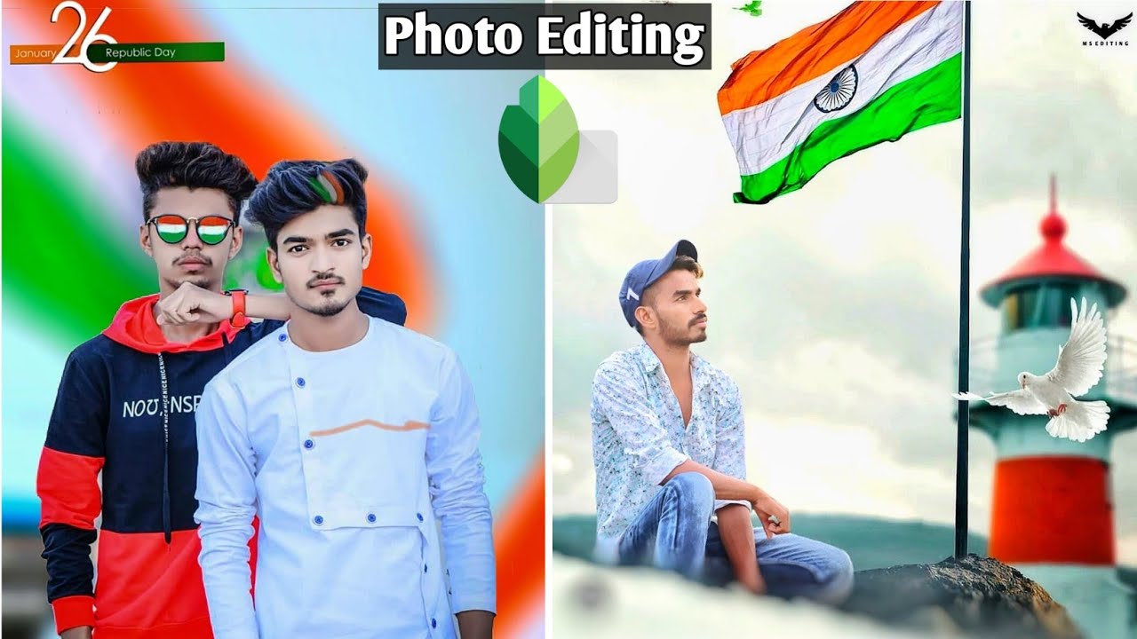 26 January Photo Editing Tutorial | Snapseed Republic day Photo Editing in Mobile 2021