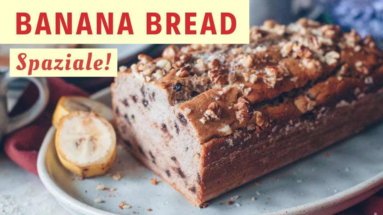 NON SALTERAI PIÙ LA COLAZIONE! SENZA ZUCCHERO E SENZA UOVA - BANANA BREAD SOFFICISSIMO!