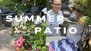 Summer Patio Makeover~Decorating Ideas For Summer~Patio Refresh For The Summer