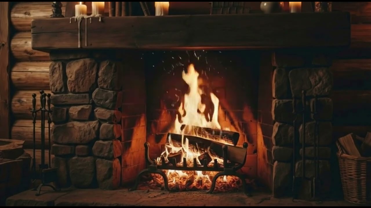 wood-burning stove, wood,Peace and quiet evening
