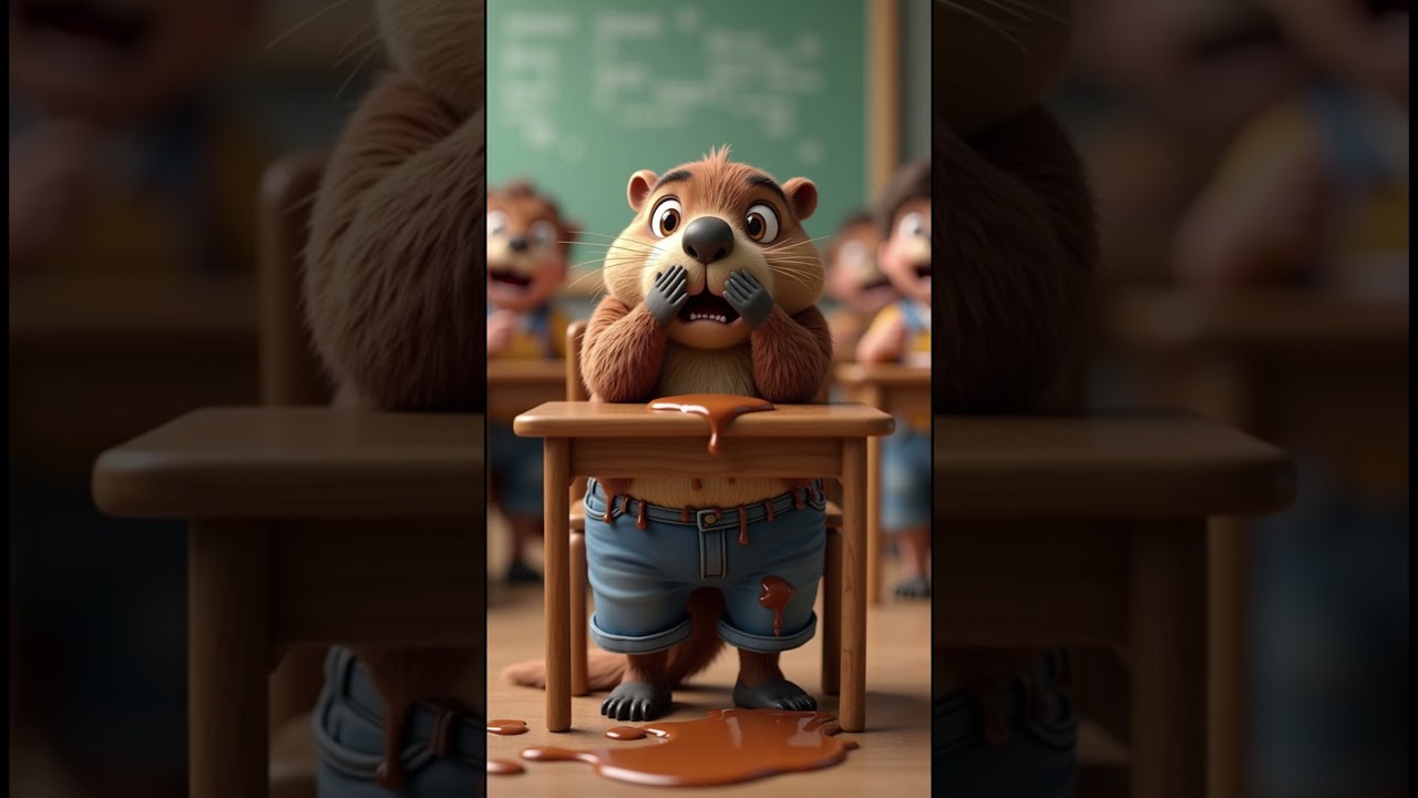 The Great Beaver Disaster 🦫💩 | Funny Animated Story for Kids