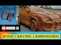 Wood carving  lamborghini  how to make lamborghini from wood  woodcarving cars  gpp woodpeckers