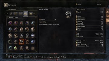 Dark Souls 3 Cinders Mod - Rings